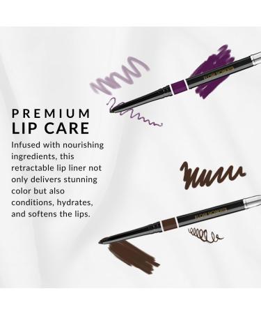 Flori Roberts Luxury Lip Pencil - Retractable Lip Liner for Women of Color | Vibrant Intense Berry Makeup - Buy Online on SooperMarket.com
