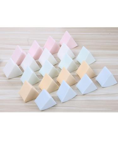 Buy Angoily Makeup Puff Wedge - Bulk Cosmetic Blender Sponge for Foundation & Cleansing | Triangle Powder Puff - Ideal for Loose Powder - 8.3x8.3x10CM - Buy Online on SooperMarket.com