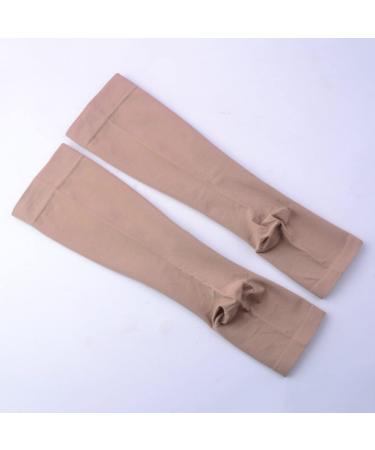 Buy ROSENICE Open Toe Compression Socks Knee Highs for Women - Size XL (Nude) | Best International Shipping - Buy Online on SooperMarket.com