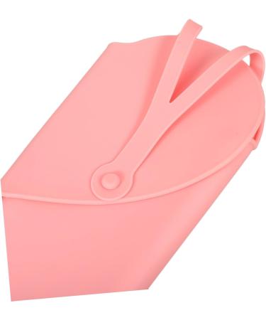 Mikinona Curling Iron Storage Bag Hair Iron Silicone Bag Portable Curling Iron Bag Hair Dryer Bag Hair Straightener Holder Hair Curling Iron Pouch Curling Iron Case Hanging Storage Pouch 29.50X13.50X2.00CM Pink - Buy Online on SooperMarket.com