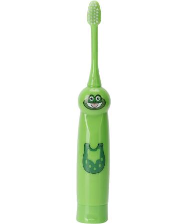 Sweet Electric Children's Toothbrush - Waterproof Green Frog Gift with Soft PBT Bristles | 1-Pack - Buy Online on SooperMarket.com