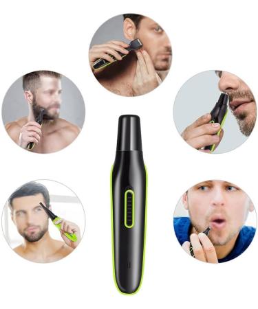 5-in-1 USB Rechargeable Eyebrow & Facial Hair Trimmer - Waterproof Perfect for Home Travel & Commuting - Shop Now - Buy Online on SooperMarket.com