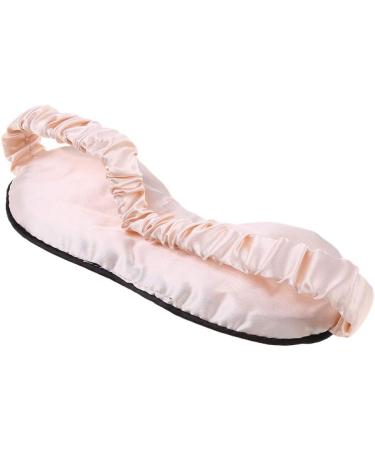 Zeiwohndc Double Sided Imitation Silk Satin Sleep Eye Mask - Women's Solid Color Anti-Aging Skin Care Blindfold with Elastic Band - Buy Online on SooperMarket.com