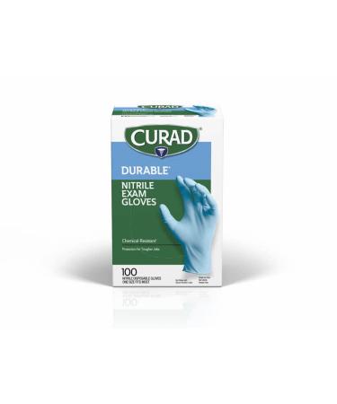 CURAD Nitrile Exam Gloves 1 Box (100 Count)