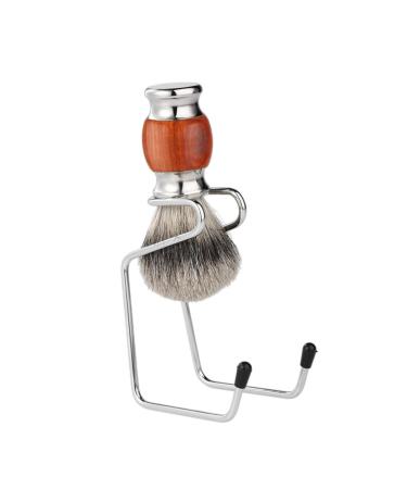 Housoutil Brush Stand Holder Boyfriend Guy Friend Razor Brush Holder Bearing Brush Holder Stainless Steel Brush Holder Dads Beared Brush Holder Product Manual