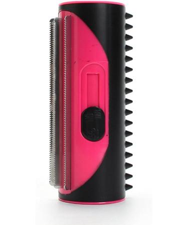 3-in-1 Undercoat Hair Brush Reusable Pet Hair Remover Deshedding Trimmer Tool Pet hair Grooming Comb Fur care dog brush Depilatory Roller for Dogs Cats and all pet hair types. yellow