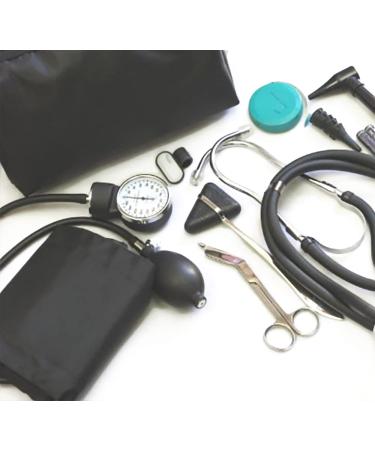 EMI Nursing Essentials Starter Kit Stethoscope Blood Pressure Monitor and More - 9 Pieces Total
