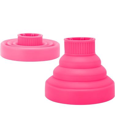 Foldable Hairdryer Diffuser - Fast Drying Blow Dryer Attachment for Curly Hair (Pink) - Buy Online on SooperMarket.com