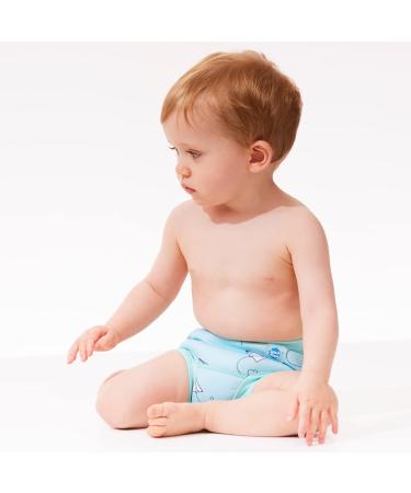 Splash About Baby & Toddler Happy Nappy Reusable Swim Nappy Paper Planes - Size 3-6 Months - Buy Online on SooperMarket.com