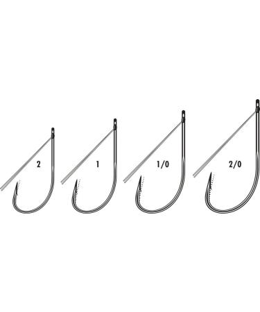 VMC Wnk Weedless Neko Hook, Black Nickel Size 1/0