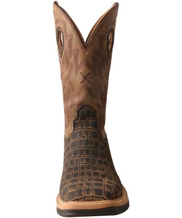 Twisted X Men's Alloy Toe Lite Western Boots - 9 Wide Caiman Print & Bomber - Buy Online on SooperMarket.com