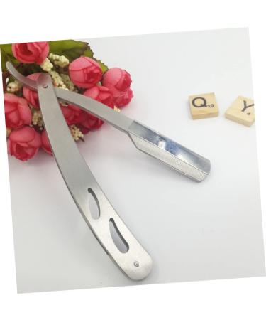 Angoily 6 Pcs Barber Shaving Tools Set | Mustache Scissors & Stainless Steel Manual Razor for Men - International Shipping - Buy Online on SooperMarket.com