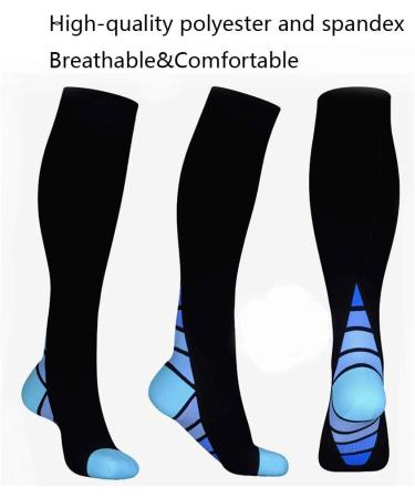Uberming 2 Couple Compression Stockings | Sport Compression Socks for Men & Women | Support Socks for Flight Pregnancy Nursing & Running - L/XL - Buy Online on SooperMarket.com