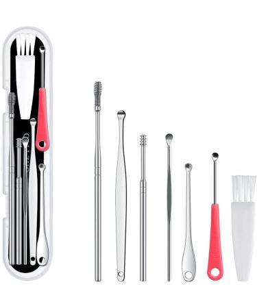 7 in 1 Stainless Steel Ear Cleaner Set - Earwax Removal Tool for Adults and Children - Buy Online on SooperMarket.com