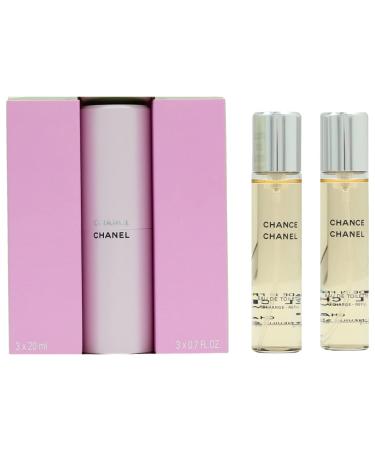 Chance by Chanel for Women - 3 X 0.7 oz EDT Twist and Spray