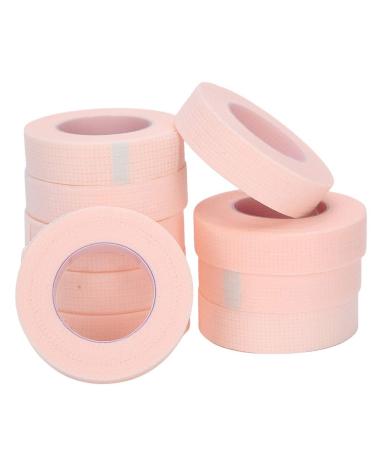 Grafted Eyelash Isolation Tape Soft Breathable Comfortable Resistant Eyelash Extension Tape for Sensitive Skin (10 Pink)