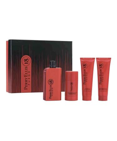 Perry Ellis Gift Set Perry Ellis 18 Fuego By Perry Ellis