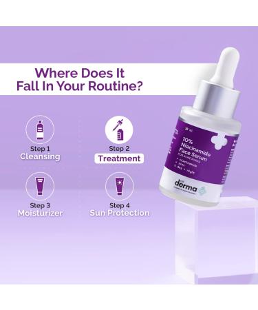10% Niacinamide Face Serum for Acne Marks | Reduces Spots Scars & Breakouts | Oil Control & Repair | 1.01 Fl Oz - Buy Online on SooperMarket.com