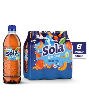 SOLA Peach Drink 0.5L - Real Taste Real Ingredients | International Shipping Available - Buy Online on SooperMarket.com
