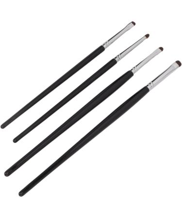 4pcs Eye Shadow Smudge Brush Detailed Handle Hair Detail Makeup Brush Kit Brochas Ojos Eyeline Brushes Soft Comfortable - Buy Online on SooperMarket.com