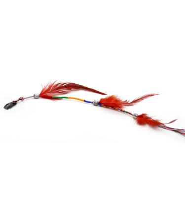 Bohemia Tassels Feather Hair Clip Colorful Feather Hair Barrettes Hair Decorations BohoPendant Hair Pin Women Headpiece Hair Braid Women Fashion Accessories Festival Hair Accessory Random color mixing - Buy Online on SooperMarket.com