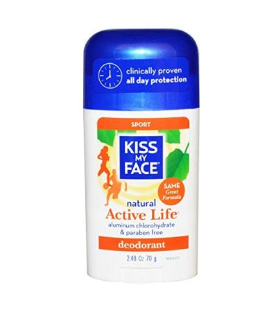 Kiss My Face Active Life Sport Deodorant Stick 2.48oz (6 Pack) - Long-lasting Protection - Buy Online on SooperMarket.com