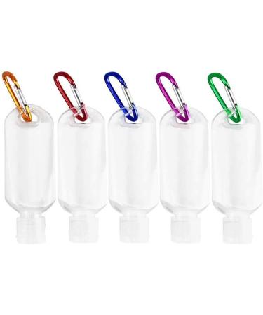 Ulife Mall 8-Piece 50ml Portable Travel Bottles Set - Empty Flip-Cap Bottles for Easy Travel | International Shipping - Buy Online on SooperMarket.com