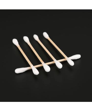 Toruiwa Double-Ended Cotton Swabs - Wooden Sticks for Makeup Removal Ear Cleaning & Wound Care - 100 Pieces - 8.5 x 2 x 7 cm - International Shipping Available - Buy Online on SooperMarket.com