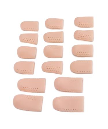 Gel Toe Protectors 16 Pack - Silicone Toe Cover Sleeves for Ingrown Toenails & Cracking - Breathable Toe Support Gloves - Buy Online on SooperMarket.com