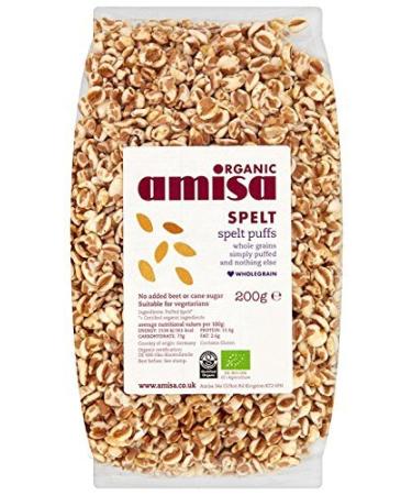 Amisa Organic Spelt Puffs - 6x200g