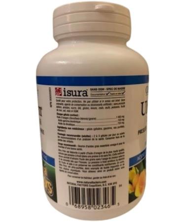 Natural Factors Ultra Prim - Evening Primrose Oil 1000 mg - 90 softgels - Buy Online on SooperMarket.com