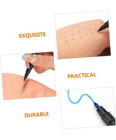 Baluue 10pcs Pen Pen Waterproof Brow Pencil Brow Pen Tool Pen Plastic Blue 13.9x1.8cm Blue - Buy Online on SooperMarket.com