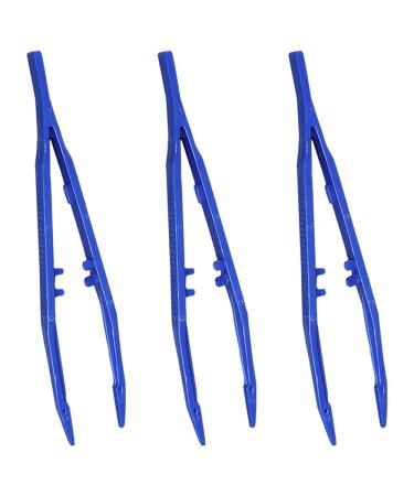 YilKUliHio 3 PCS Reptiles Feeding Tweezers 18cm Plastic Tweezers Anti-Slip Reptile Feeding Tongs for Iguanas Bearded Dragons Snakes Lizard Tortoise Gecko Feeding Tool