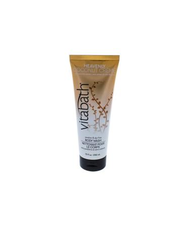 Heavenly Coconut Creme Body Wash by Vitabath for Unisex - 10 oz Body Wash