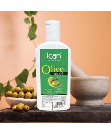 ican London Natural Olive Oil For Hair & skin 100ml - Buy Online on SooperMarket.com