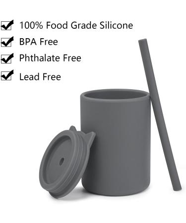 Straw Cups for Toddlers 12M+  Silicone Baby Cup with Straw Non-smell  Silicone Straw Cup 5oz. New- Milk - Buy Online on SooperMarket.com