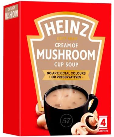 Instant Soup Bundle with Heinz Cream of Mushroom Cup Soup 70g 6 Pack + Brightdale Kitchen Booklet - Buy Online on SooperMarket.com