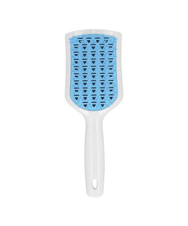 Buy Paddle Brush Set - Aerating Hair Brush for Thick Hair Straightening & Blow Drying - 4 Pack with White Handle & Blue Tooth - Buy Online on SooperMarket.com