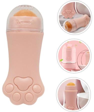 BELLIFFY 1pc Volcanic Stone Oil-absorbing Ball Facial Volcano Stone Roller for Face Volcanic Rock 7.5x3cm Pink - Buy Online on SooperMarket.com
