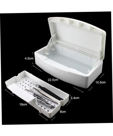 1PC Nail Art Tool Clean Sterilizer Box Disinfection Storage Box Pedicure Manicure Nail Sterilizer Box sterilizer beauty box - Buy Online on SooperMarket.com