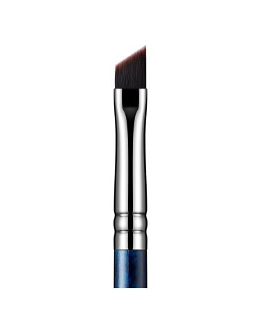 Eyeliner Brush Fine Angled - PRO Precision Gel Eye Liner Makeup Brush -Ultra Thin Slanted Flat Angle - Premium Quality - Cruelty Free Synthetic Bristles (Fine Angled Eyeliner Brush Blue) E835 Blue