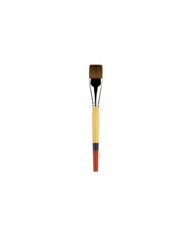 Princeton Snap! PAB96518 Snap Brush, Taklon Wash 1IN, Gold