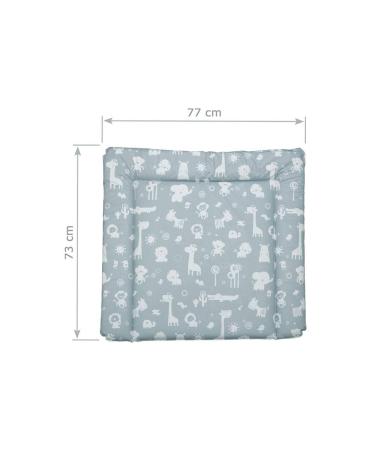 Pollutant-Free Changing Pad 77x73 cm | Washable Baby Diapering Layer for NSD & Puckdaddy Chests | Gray Blue - Buy Online on SooperMarket.com