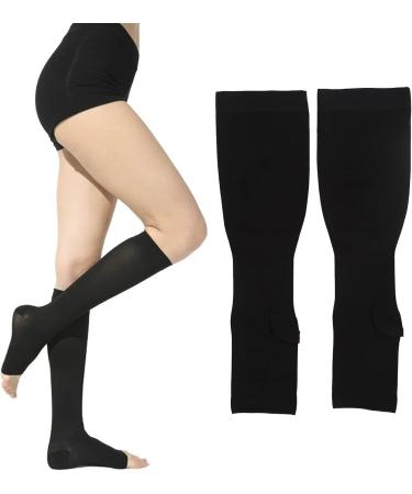 Toeless Compression Socks - Durable Comfortable & Breathable 5XL Compression Socks for Travel | International Shipping Available - Buy Online on SooperMarket.com