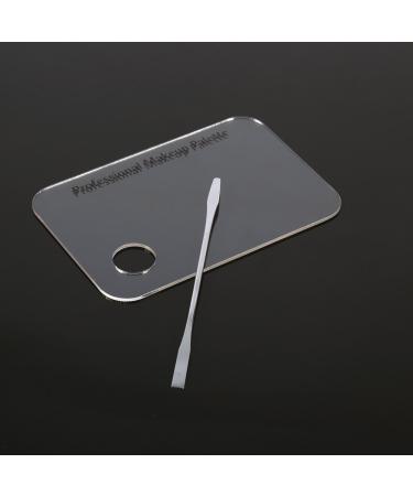 Buy Acrylic Palette & Stainless Spatula Set - Perfect for Makeup Artists & Manicurists | Nail Art Mixing Tool - Buy Online on SooperMarket.com