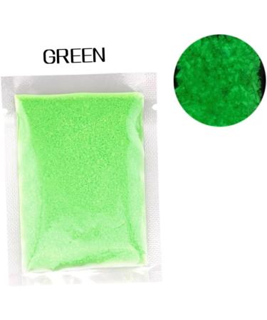 ibasenice 2 Pack Luminous Nail Glitter Resin Pigments Glow Fluorescent Powder Luminous Sand Fluorescence Green Siize 4 - Buy Online on SooperMarket.com