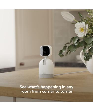 Blink Mini Pan-Tilt Camera | Indoor Smart Security Camera with HD Video & Motion Detection | Alexa Compatible (White) - Buy Online on SooperMarket.com