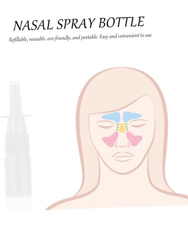 MAGICLULU 200 Pcs Small Bottle Glass Containers Travel Container Squirt Bottle for Hair Waterbottle Eye Patches for Adults Nasal Drip Spray Bottle 10ml Small Empty Bottle White Pe - Buy Online on SooperMarket.com