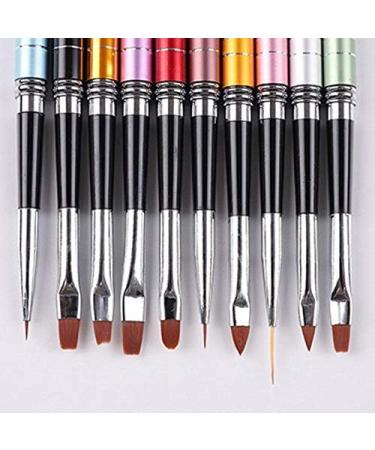 Desikixudy Nail Art Brushes Point Painting Pen Set Nail Art Tips Suitable for Home and Salon Use Tools 10 Pieces - Buy Online on SooperMarket.com