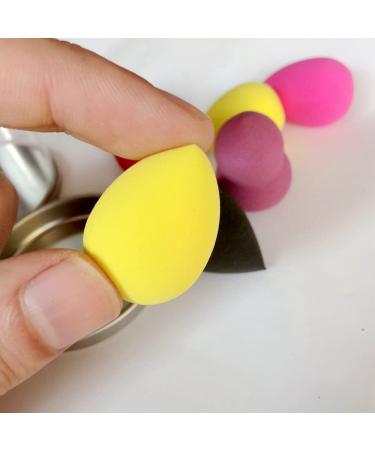 Shop Multi-Colored Mini Makeup Sponge Set - 8 Pieces for Dry & Wet Use | Ideal for Liquid Powder & Cream | International Shipping Available - Buy Online on SooperMarket.com